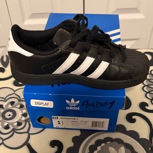 Adidas Kids Superstar Sneakers Black White